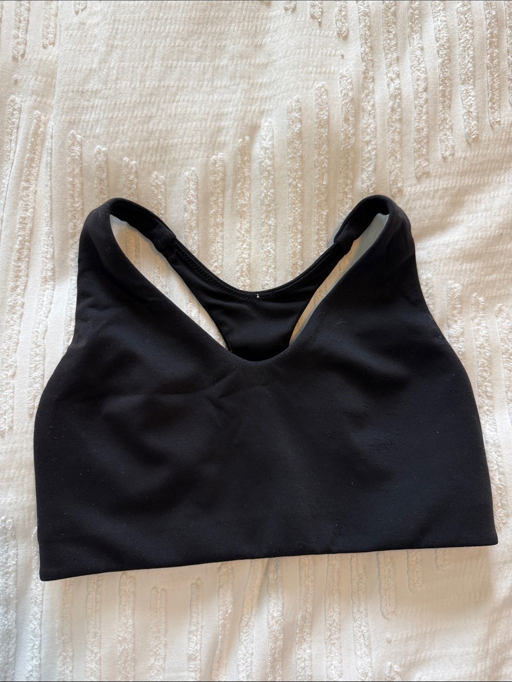 lululemon athletica Black Racerback Sports Bra